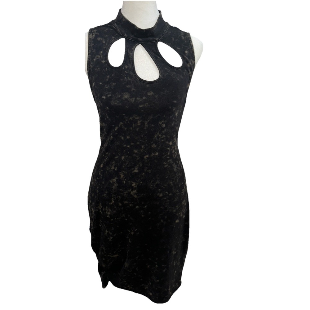 Nicki Minaj Black Cutout Bodycon Dress